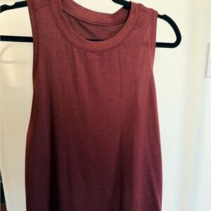 Vuori Burgundy Muscle Tee